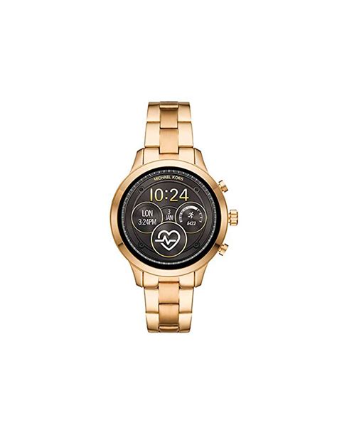 michael kors runway white smartwatch|michael kors mkt5045.